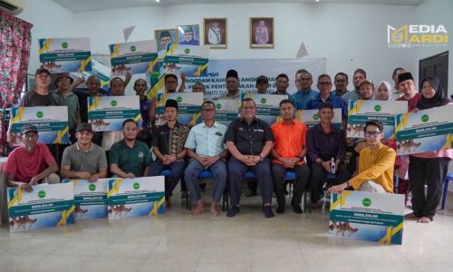 PERASMIAN PROGRAM KAMPUNG ANGKAT MARDI DAN PROJEK PENTERNAKAN AYAM SAGA PERKASA KOMUNITI JASIN